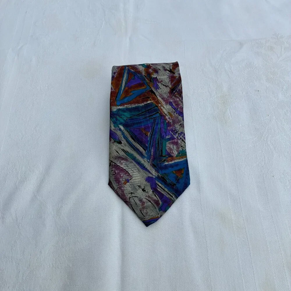 Men's Moda Italiana Handmade 100%  Italian Silk Tie 59x3.50